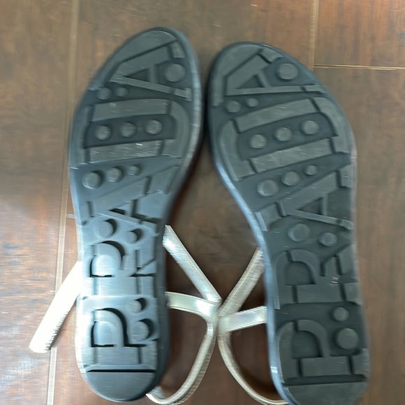 Prada metallic thong sandal - Picture 3 of 8